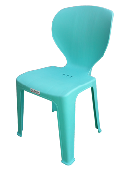 เก้าอี้รุ่นโมเดิร์น 2 สีฟ้า